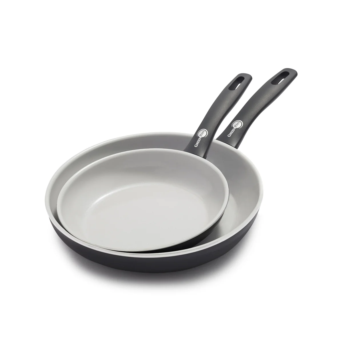 Dover Ceramic Nonstick 8 and 10 Frypan Set | Black