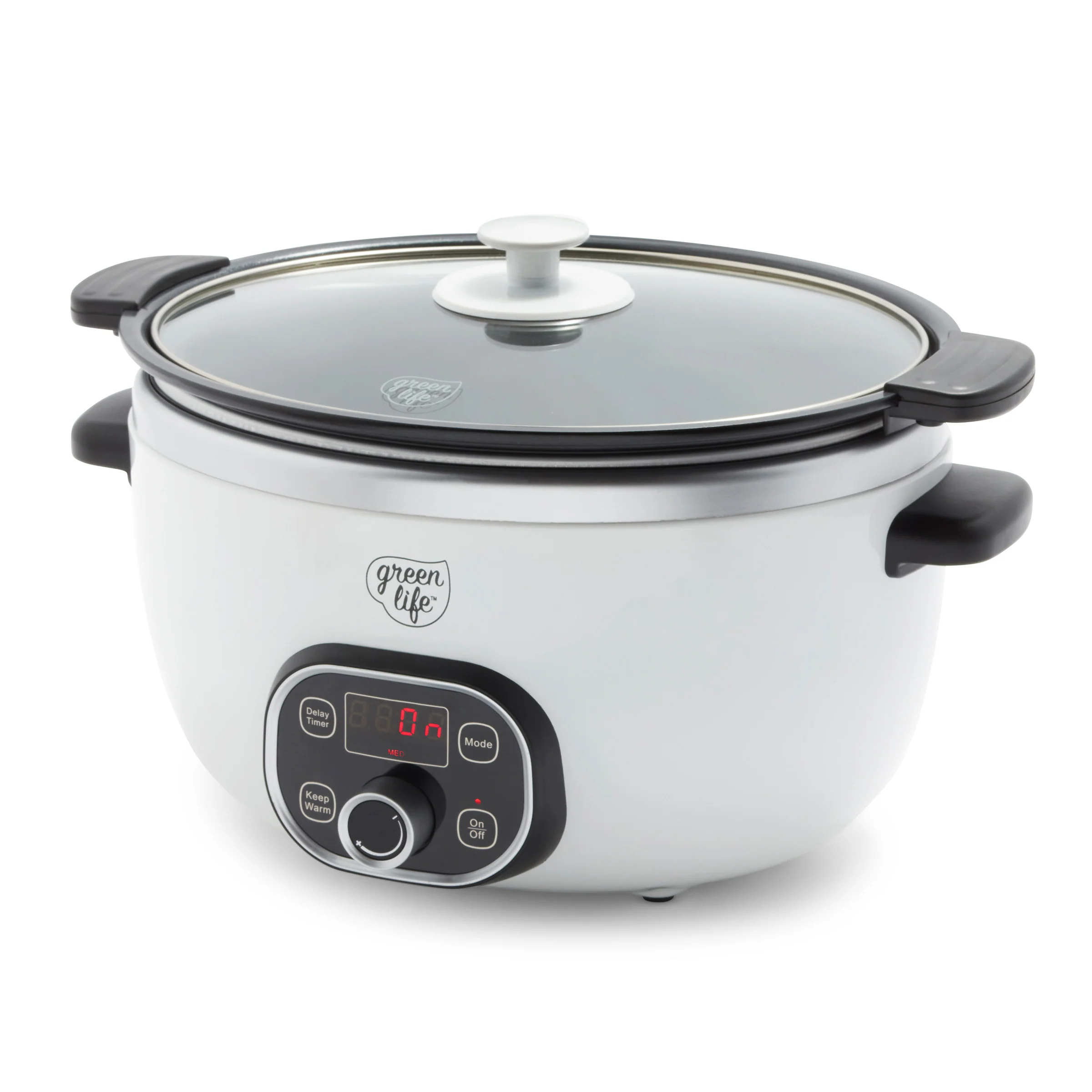 GreenLife Healthy 8-Quart Slow Cooker | White