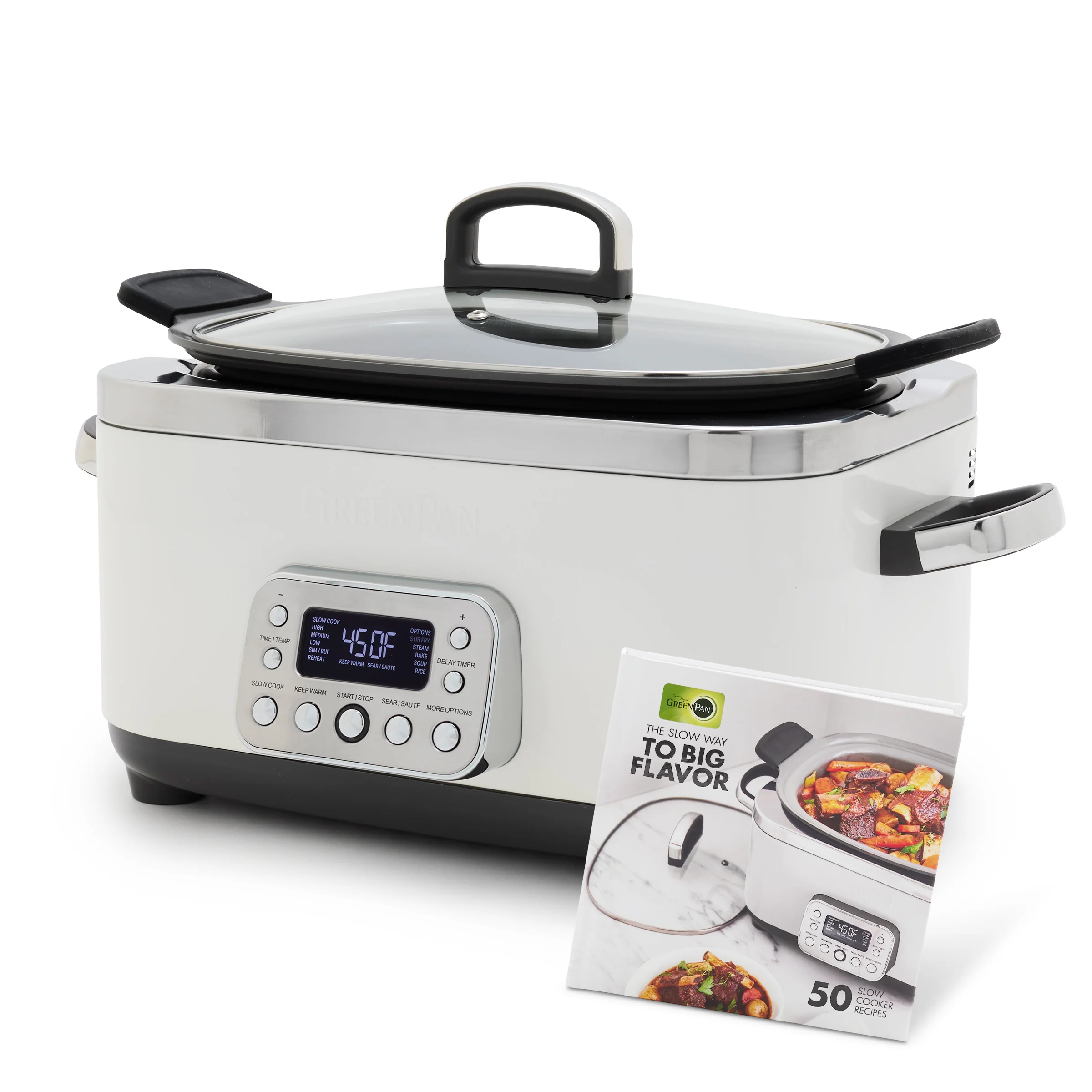 Elite 14-in-1 6-Quart Slow Cooker | Cloud Cream