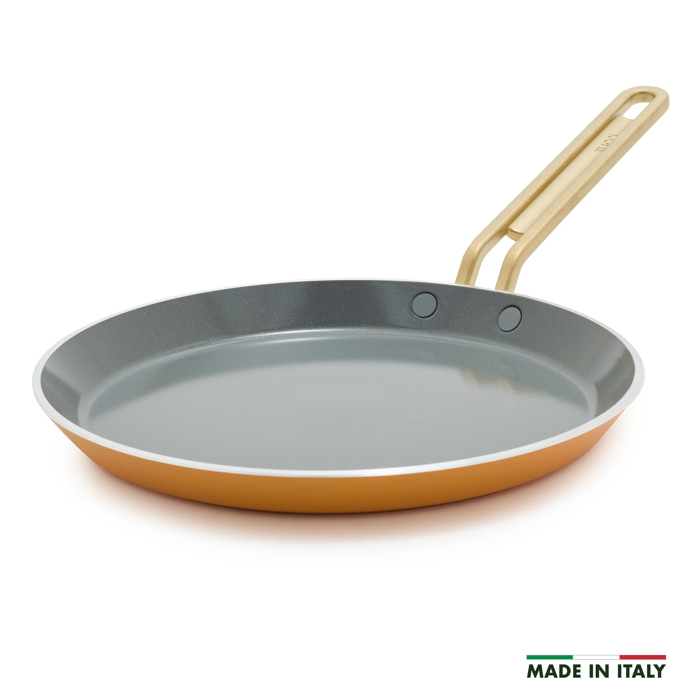 Stanley Tucci™ Ceramic Nonstick 10 Crepe and Omelette Pan | Roma Gold