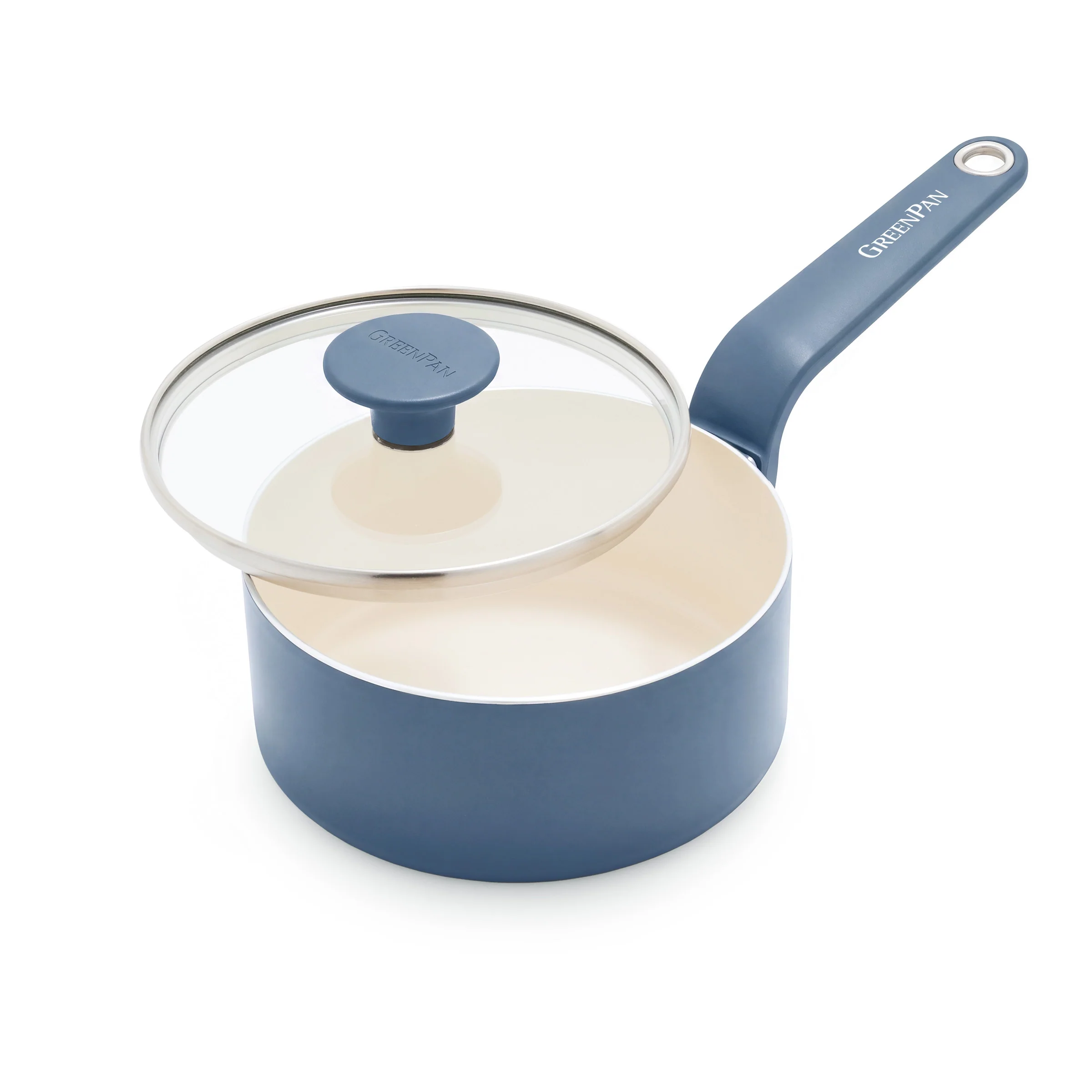 Rio Advanced Ceramic Nonstick 2-Quart Saucepan with Lid | Dutch Blue