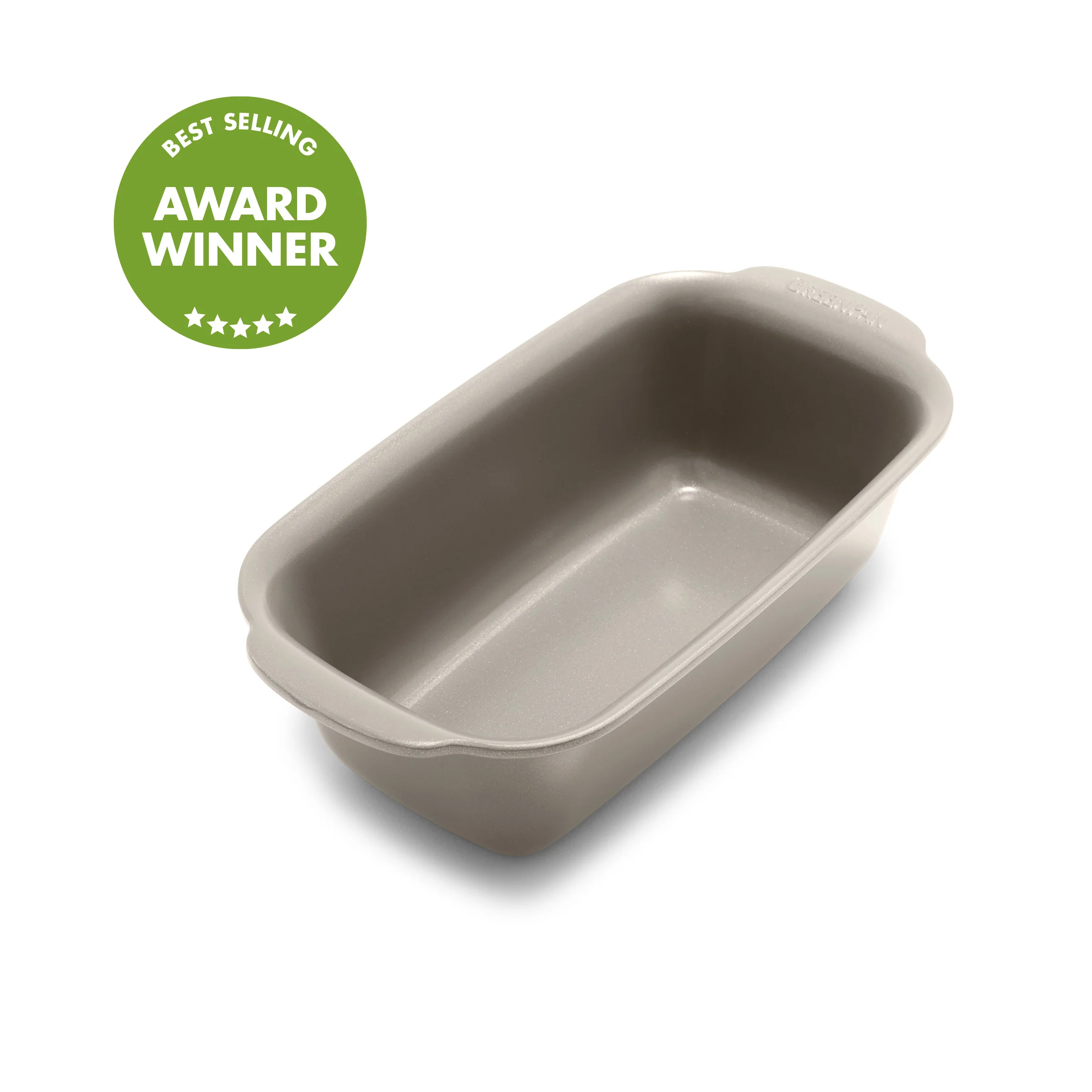 Premiere Ovenware Ceramic Nonstick 1 lb. Loaf Pan | Taupe